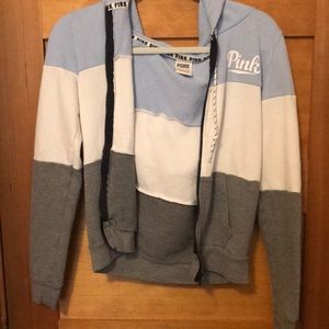 Victoria’s Secret pink zip-up sweatshirt